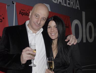 Roberto Bisogno y Ariela Mancke