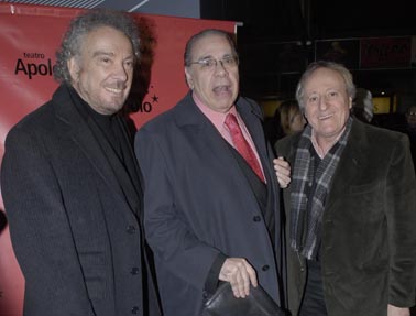 Alfredo Alcón, Enrique Pinti y Roberto Carnaghi